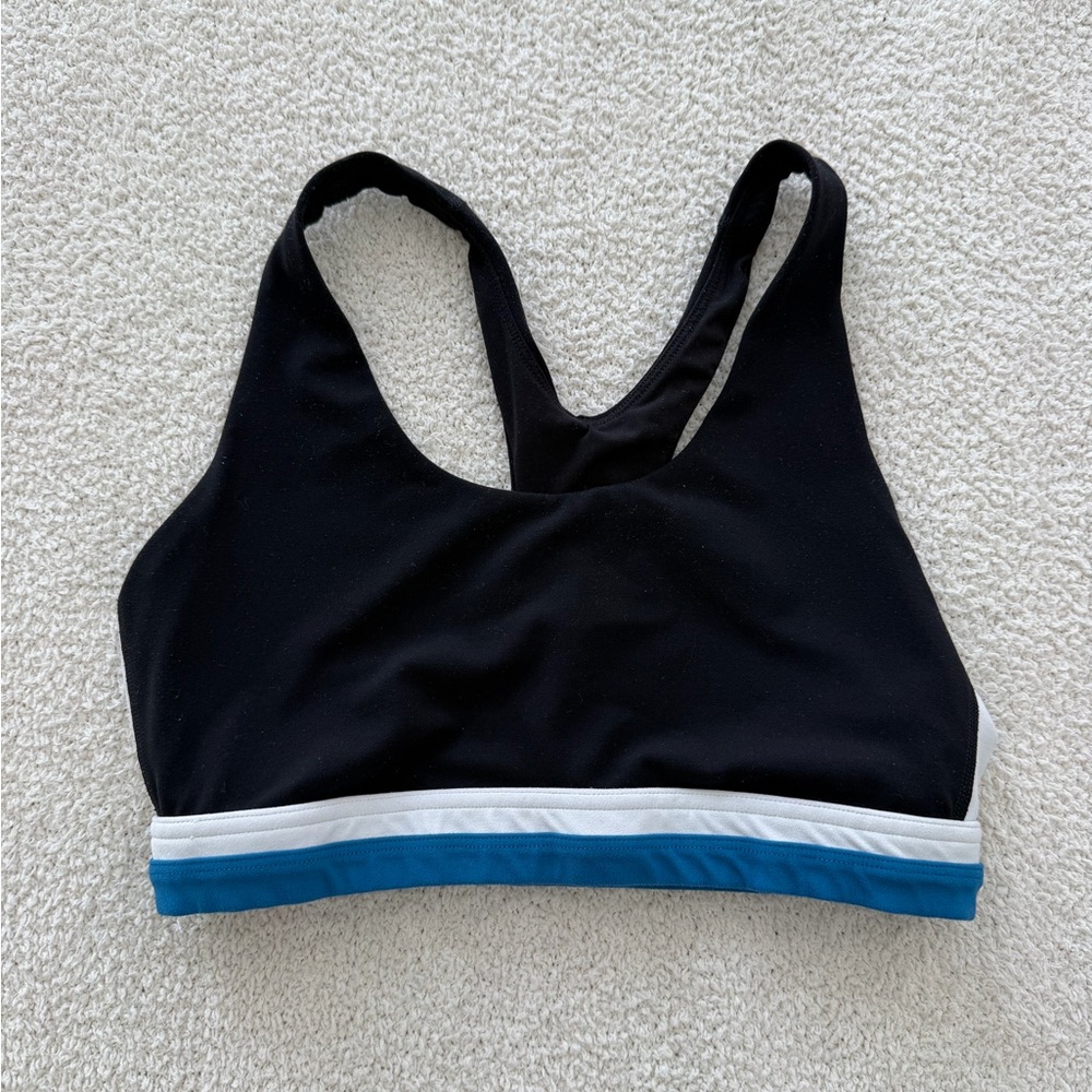 S59 Black and Blue Sports Bra